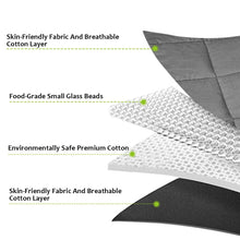 Load image into Gallery viewer, Weighted Blanket with Glass Beads