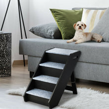 Load image into Gallery viewer, Wooden Ramp Carpeted Pet Stairs
